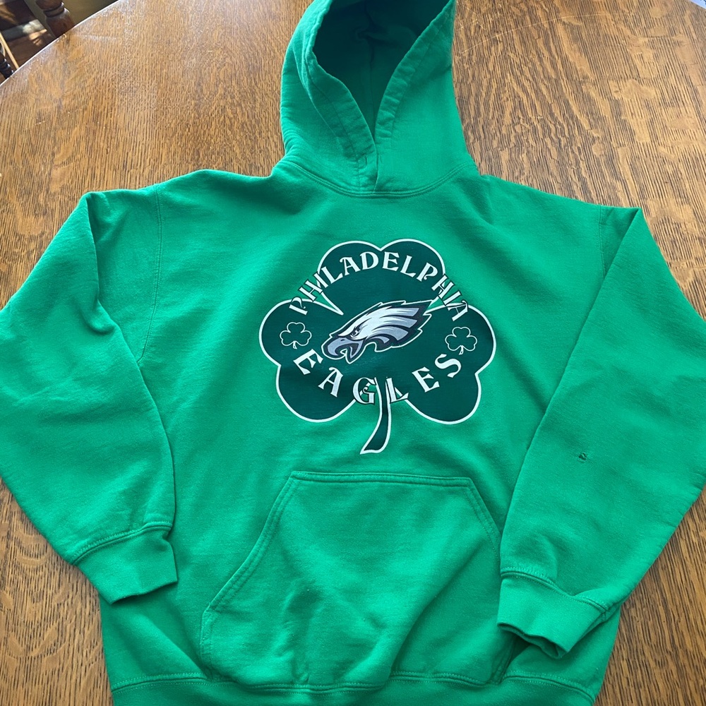 Vintage Green Philadelphia Eagles Hoodie